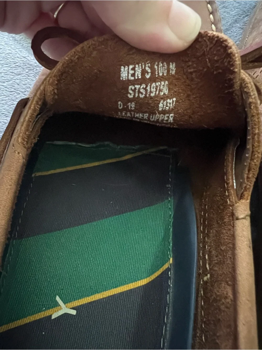 Sperry Men’s Leather Boat Shoes Size 10M Top Sider Non-Marking
